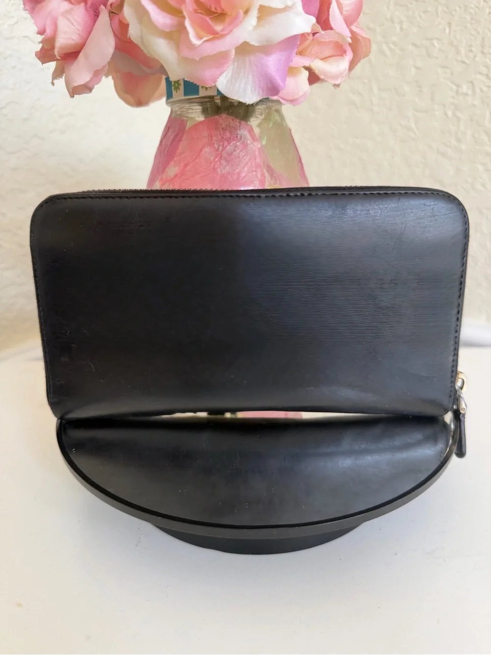 🥂HP🥂 Prada Black Zip Around Leather Wallet - Picture 6 of 14